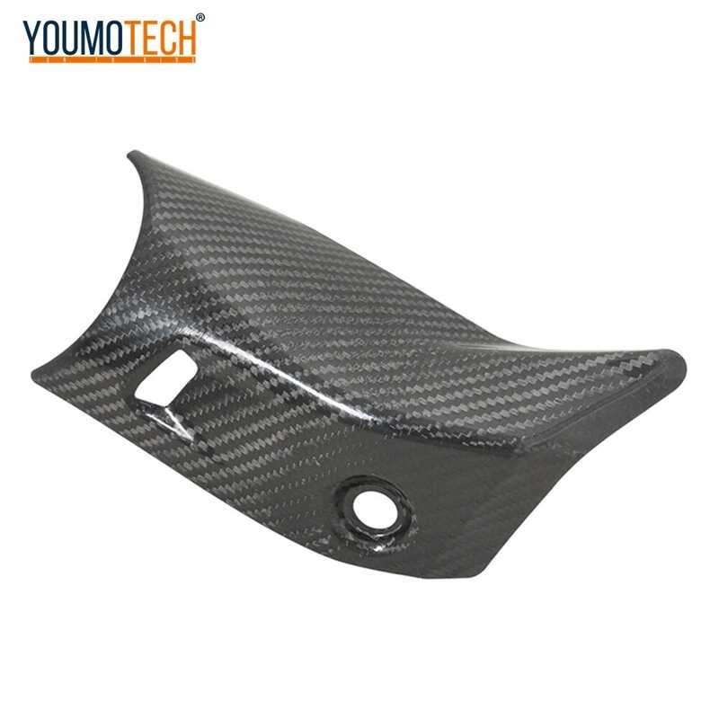 ❤ For Kawasaki Zx25r 2021-2022 Carbon Fiber Motorcycle Exhaust Pipe Protector Heat Shield Guard A