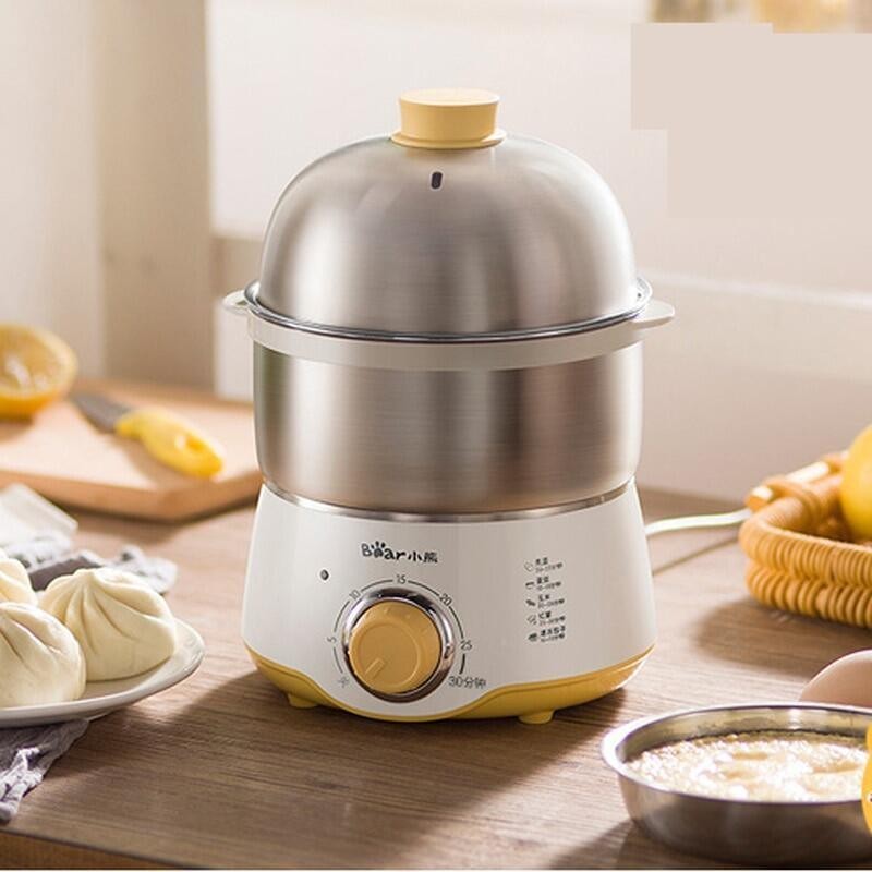Bear/ 220V Household Electric Steaming Cooker Stainless Steel Multi 2 Layers Steamer Stewed Custard 360W 14 Egg