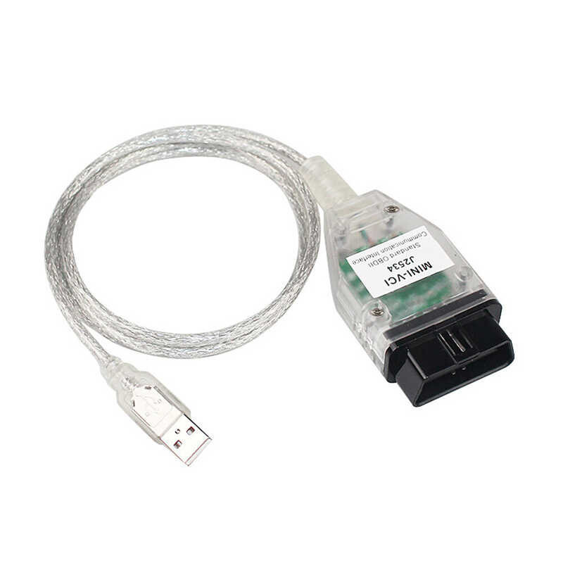 ❤ Mini Vci J2534สายเคเบิลเครื่องตรวจวินิจฉัยอะแดปเตอร์ Obd2
