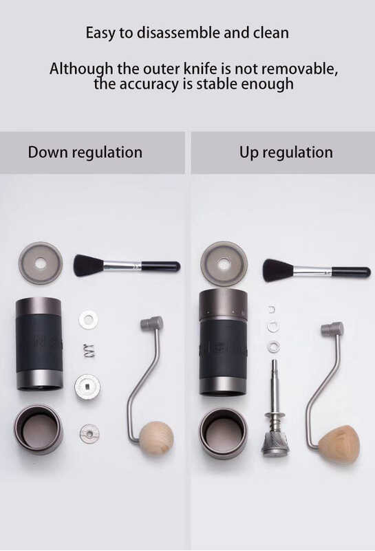 Penggiling Kopi คู่มือ ปรับ Grind การตั้งค่า Kingrinder K0-K6อลูมิเนีย