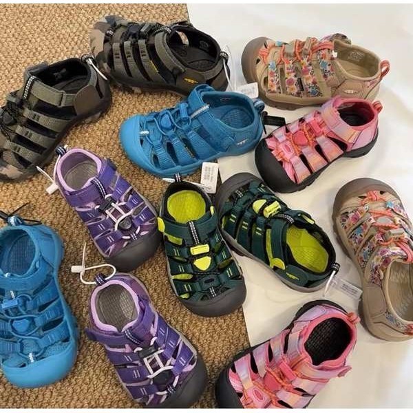 รองเท้า keen keen uneek ของแทั มีจำหน่ายในสต็อก Japan KEEN Cohen รองเท้าแตะรัดข้อเท้าสำหรับเด็ก Wat