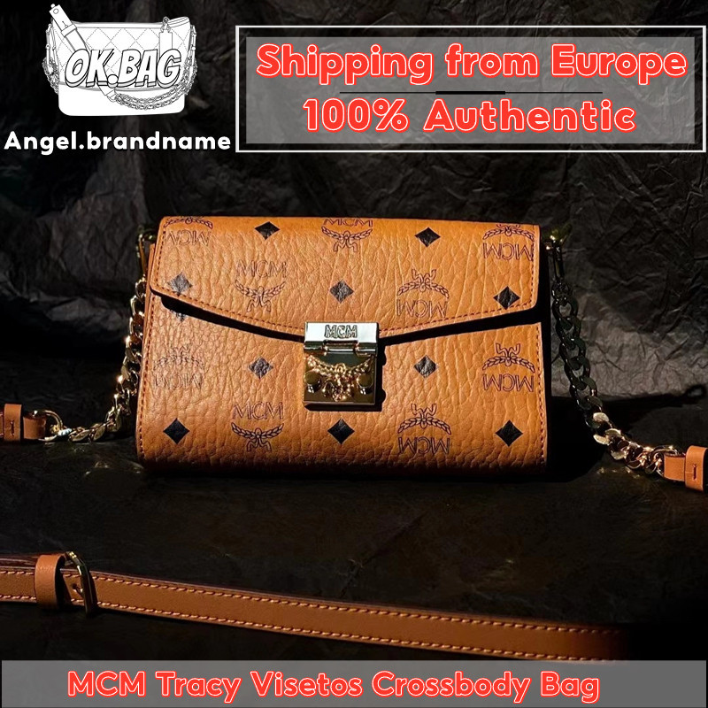 MCM Tracy Visetos Crossbody Bag Small/Medium กระเป๋าครอสบอดี้