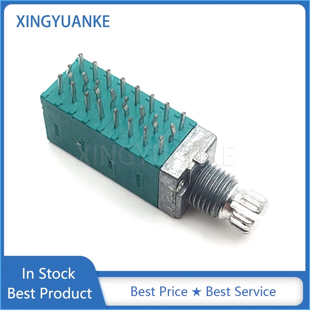 1 ชิ้น/ล็อต RK097 ประเภท 8 Link C50K เครื่องขยายเสียงปริมาณ Precision Potentiometer C50K * 8 24 พินค