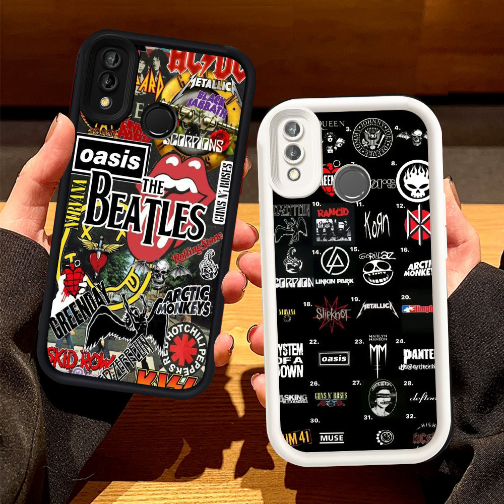 เคสสําหรับ VIVO Y91i V15 Y93 Y91C Y91 Y95 เคสซิลิโคน H-94 Rock Band
