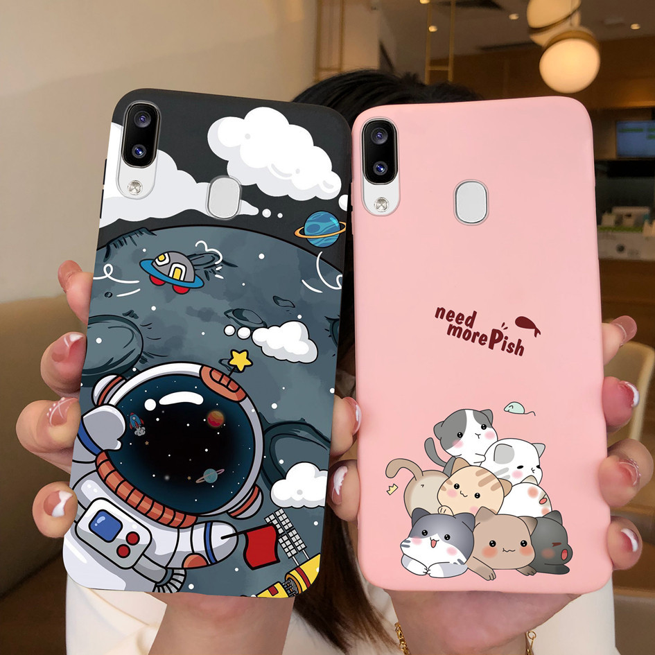 เคสโทรศัพท์มือถือ ซิลิโคน ลายแมว หลากสี คุณภาพสูง สําหรับ Samsung Galaxy A20 A30 A30S A30 A 20 Galaxy A 30S
