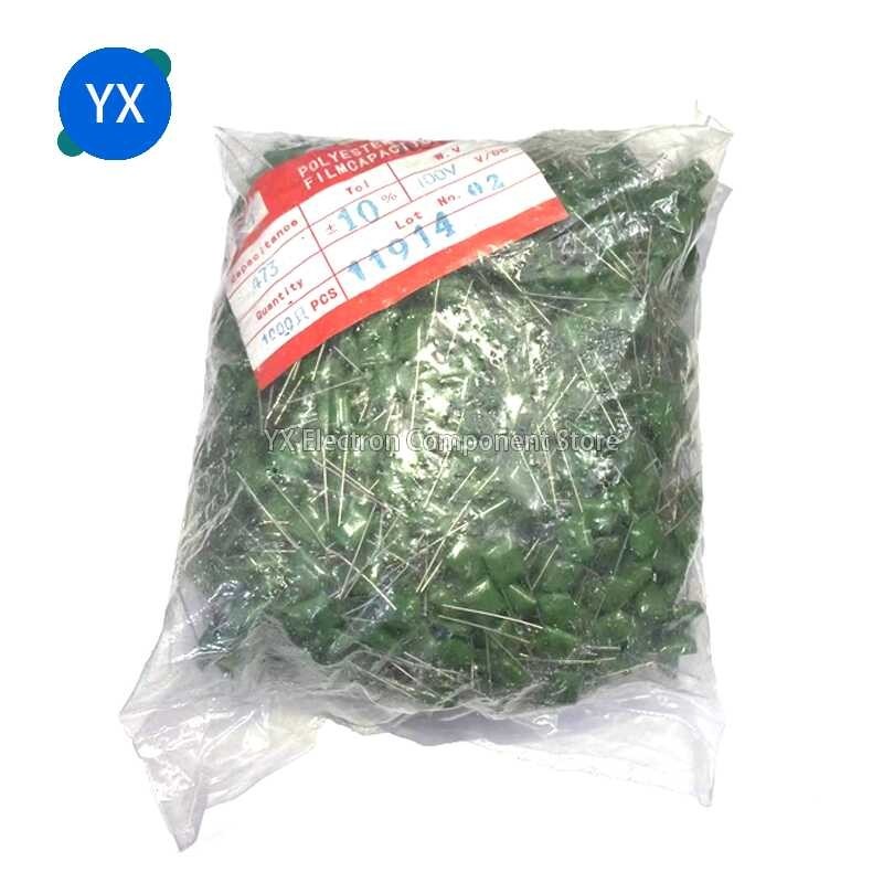 1000Pcs 100V ตัวเก็บประจุโพลีเอสเตอร์ฟิล์ม1nf 2.2Nf 100Nf 47Nf 220Nf 2A152j 2A222j 2A392j 2A102j 2A1