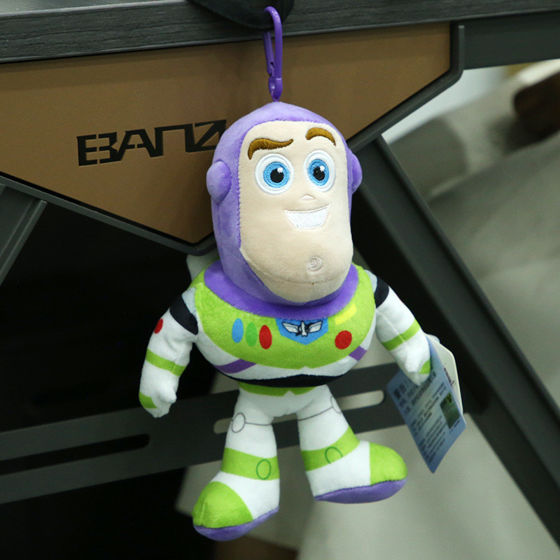 ของแท้ พวงกุญแจ ตุ๊กตาฟิกเกอร์ Disney Toy Story Buzz Lightyear Woody