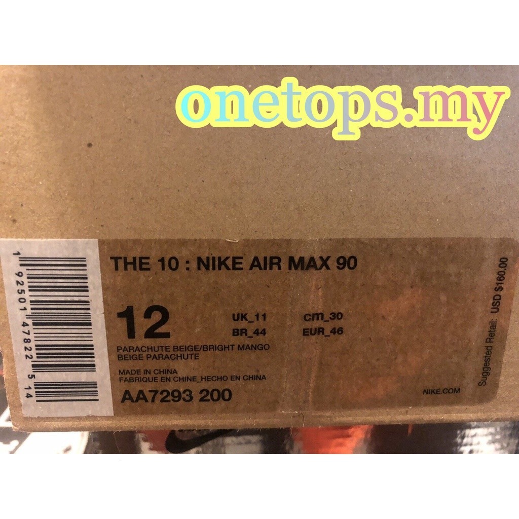 



 ♞,♘[Real Pic 3shoelace] NK Air Max 90 x Off-White รองเท้ากีฬา รองเท้าวิ่ง สําหรับผู้หญิง และผู