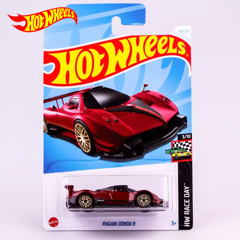 2024D Hot Wheels รถ Pagani Zonda R ของเล่นเด็ก 1/64 Diecast โลหะผสมรุ่นรถ HW Trubo คอลเลกชันวันเกิด