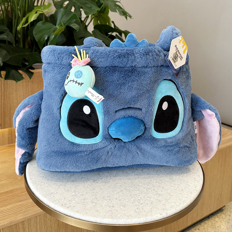 กระเป๋าตุ๊กตา Stitch น่ารัก ทำจากวัสดุพลัส ขนาดใหญ่ สไตล์ Sullivan เหมาะสำหรับฤดูใบไม้ร่วงและฤดูหนาว - รูปที่ 2