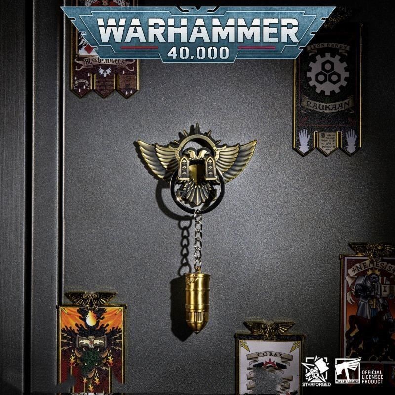 [ Warhammer Merchandise Star Casting ] Star Casting Warhammer 40K สินค ้ า Human Empire Skyhawk Key Hook Badge