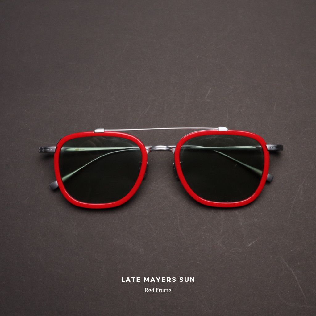 ♞แว่นกันแดด Pin Optical-Late Mayers Sun Click glasses