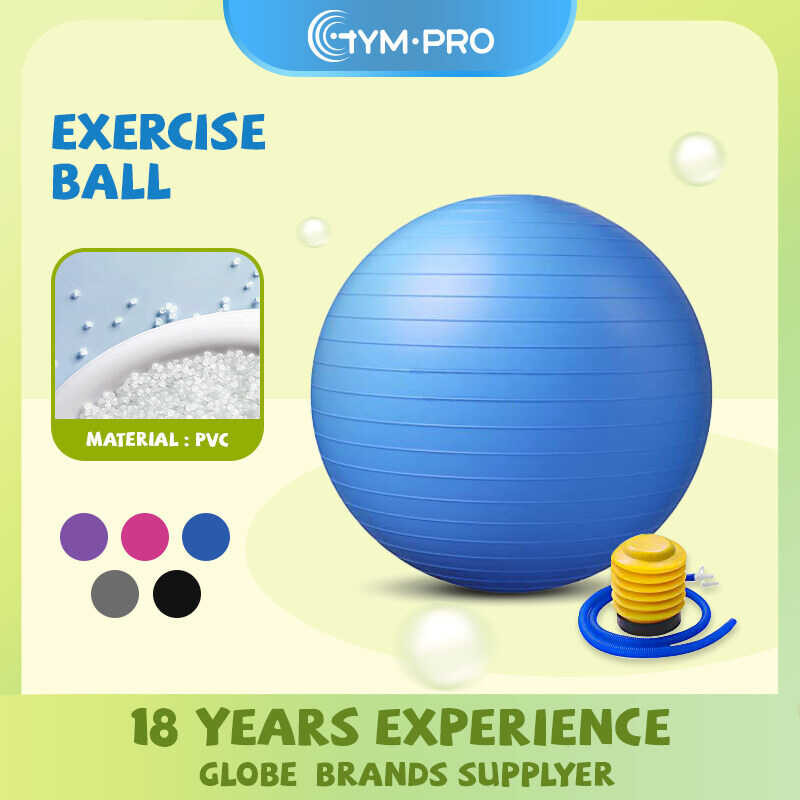 GYMPRO （Th Ready Stock） Exercise Ball (55Cm-75Cm),Yoga Ball,Yoga Ball Chair, Extra Thick Anti Bur ,Y