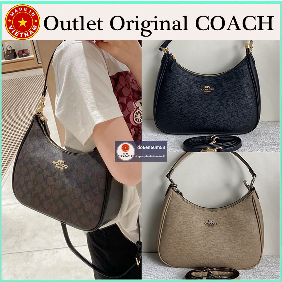 COACH Teri Hobo 29CM Ladies Shoulder Bags Leather Messenger Bags Handbags Underarm Bags