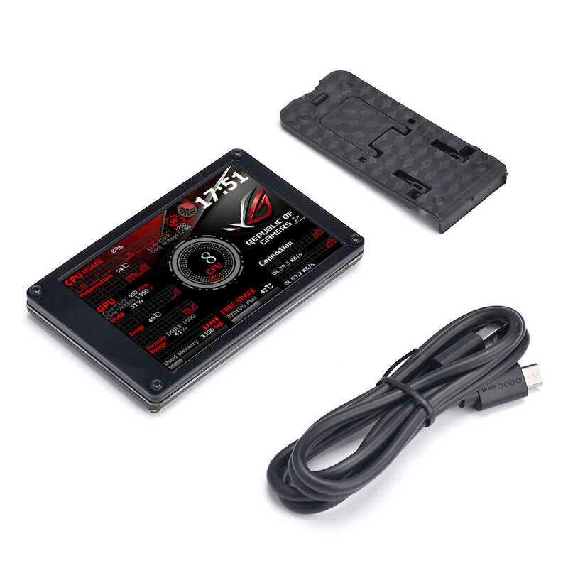 ❤ Diymore 3.5 Inch IPS USB Mini Aida64 PC CPU RAM HDD Data Monitor Computer Temperature Display M