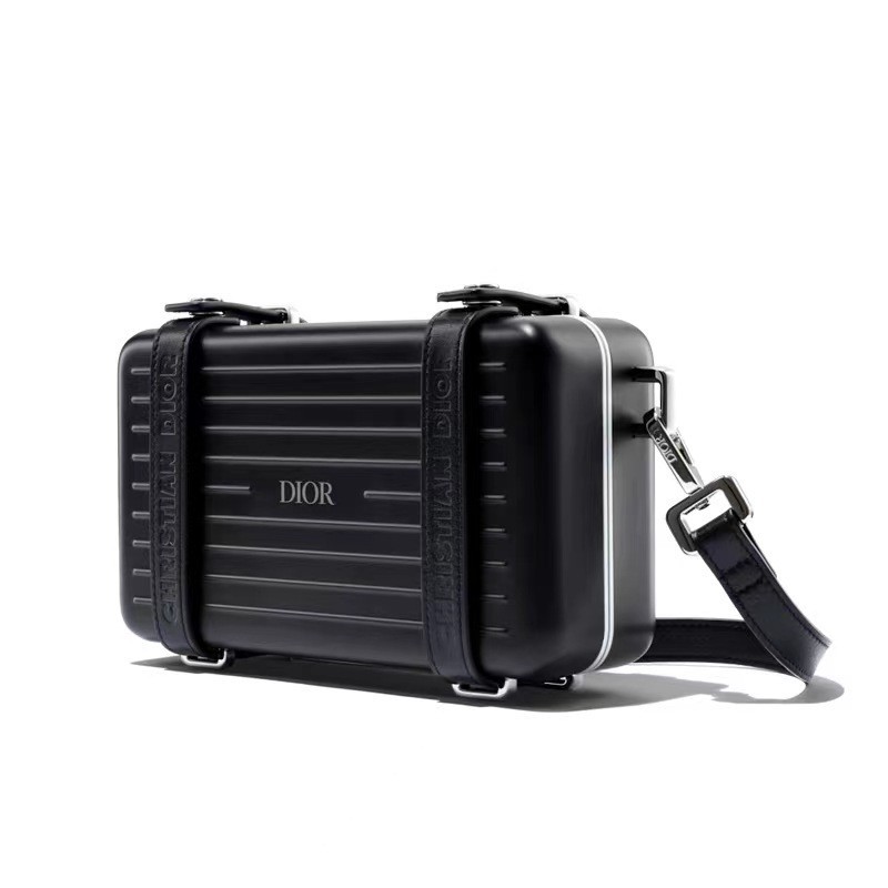 กระเป ๋ าสะพายไหล ่ อลูมิเนียมอัลลอยด ์ dior แบรนด ์ ร ่ วมกระเป ๋ าสะพายข ้ าง rimowa