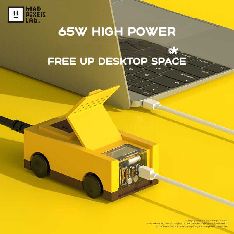 ❤ Mfish ที่ชาร์จแบตในรถ4อินเตอร์เฟซการ์ตูนที่ชาร์จควา