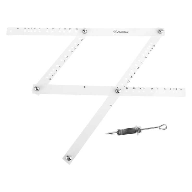 Bolehdeals Clear Pantograph Artist Drawing Tool Folding Recreate Scale Ruler