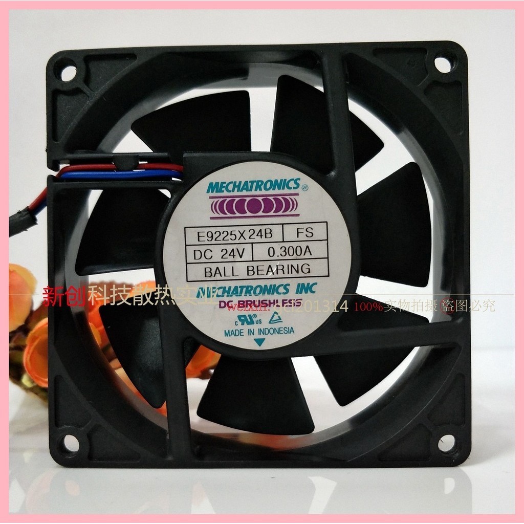 ของแท้ E9225X24B FS 9225 DC24V 0.300 9 ซม.อินเวอร์เตอร์พัดลมระบายความร้อน