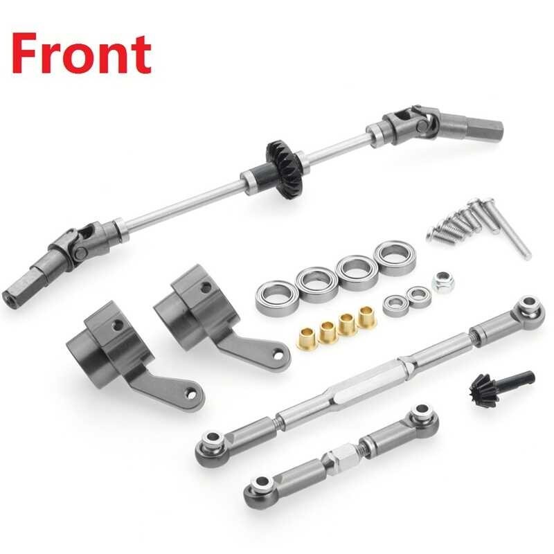 ❤ Upgrade Steel Gear Bridge Axle Gears For WPL B14 B24 C14 C24 C34 C44 B16 B36 JJRC Q60 1/16 RC C