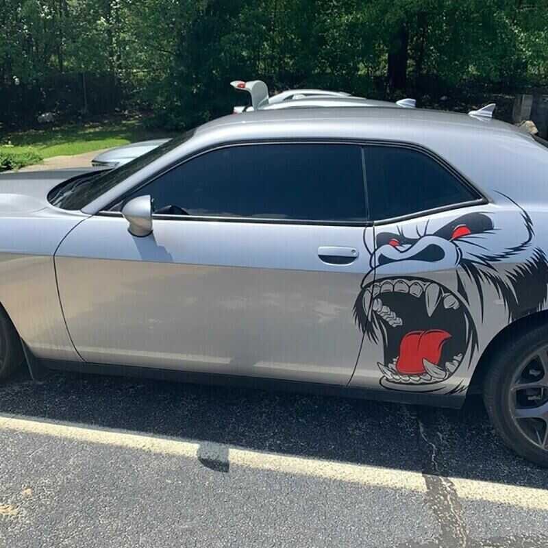 ❤ Gorilla King Kong Design Car Stickers Tuning SUV Automotive Waterproof Racing Door Bed Pickup V