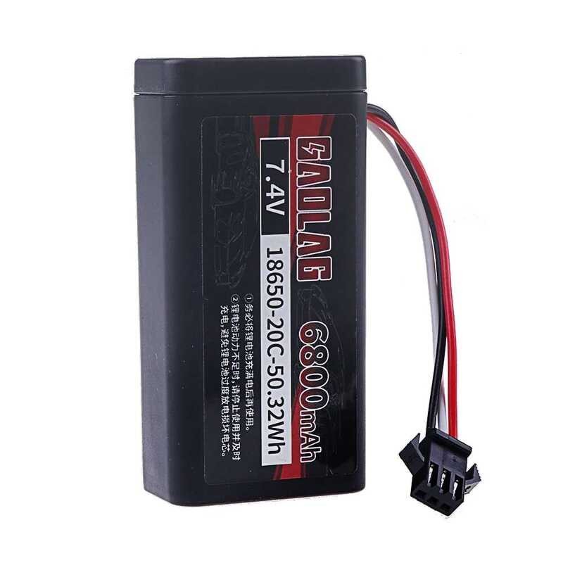 ❥ 7.4V 6800 Mah แบตเตอรี่ Charger Mn82 รีโมทคอนโทรลรถแบตเตอรี่ Mn128 Mn78 Lc79 สําหรับนาฬิกา Ge ราคา ถูกที่สุด ดีลบีเคเค แกลเลอรีภาพที่ 5