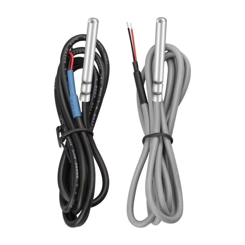 NTC เซ็นเซอร์อุณหภูมิ Probe เซ็นเซอร์อุณหภูมิกันน้ําสแตนเลส 10K Precision 1% ตัวต้านทานความร้อน 5K20K50K