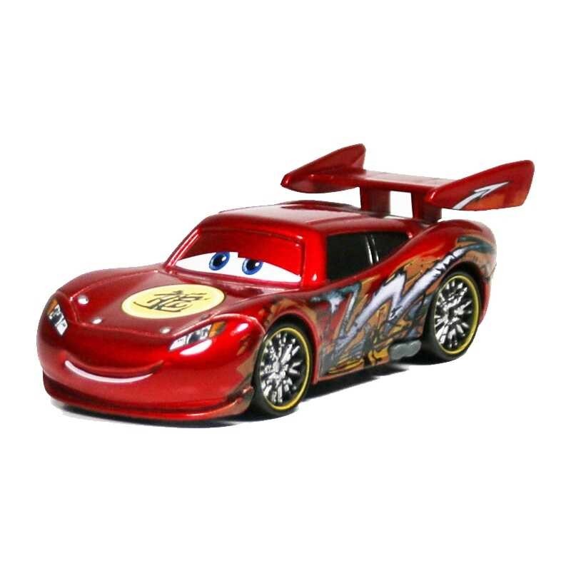 Pixar Cars Cars 2 3 Toy Lighing Ueen Mater Sheriff Alloy Metal Model Car 1:55 Metal Toys Vehicles s