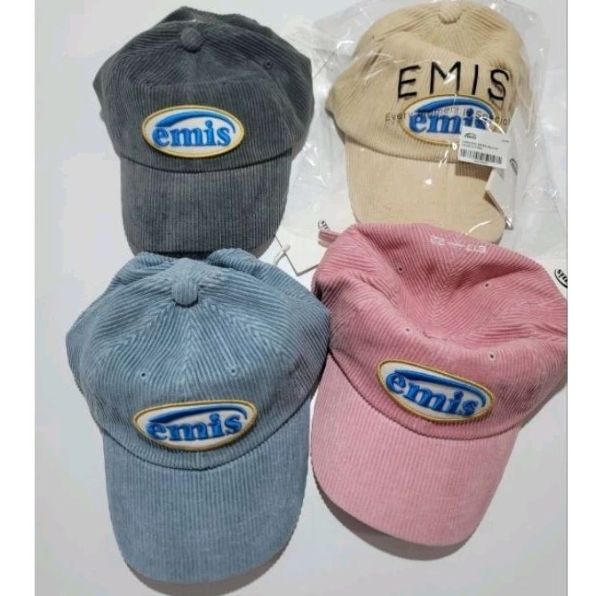 



 ♞พร้อมส่ง หมวก Emis (Ball cap) ของแท้จากเกาหลี