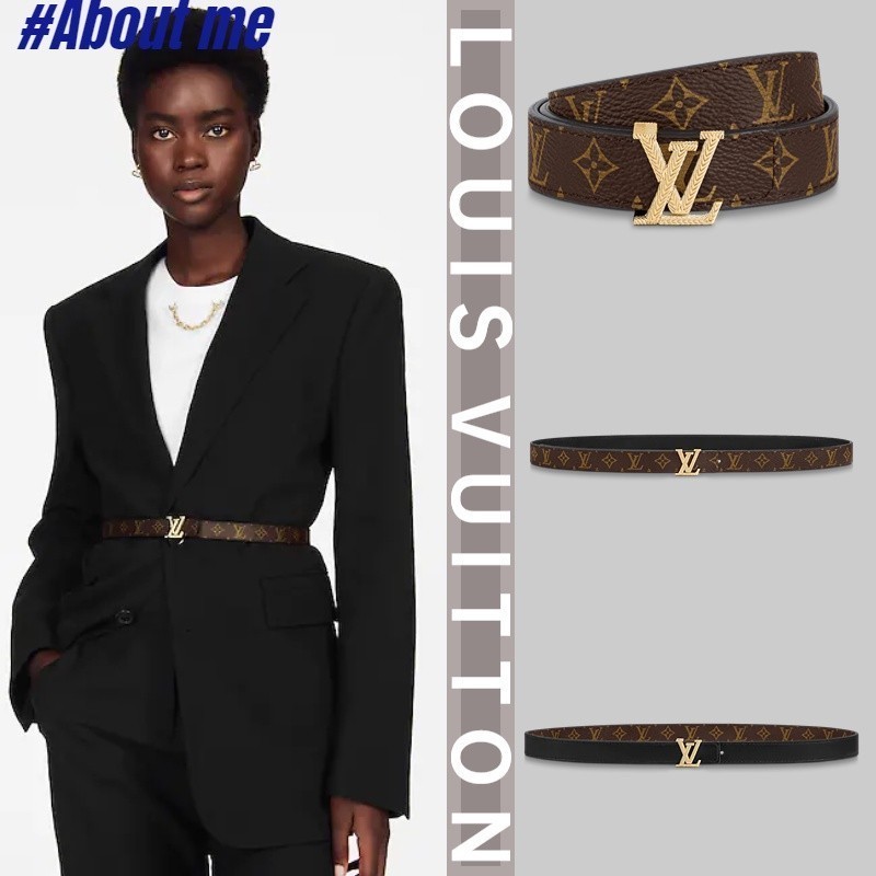 ♞,♘Louis Vuitton (LV ICONIC PRECIOUS 20) mm Reversible Belt  เข็มขัดผู้หญิง