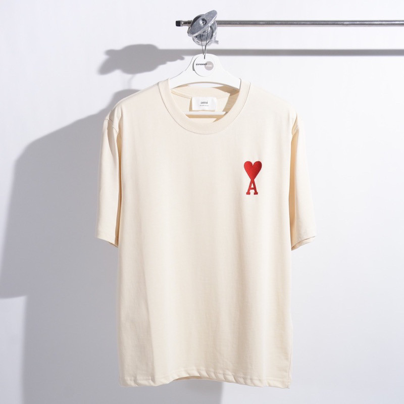 ♞,♘,♙AMI PARIS SSENSE Exclusive Ami De Coeur t-shirt(โลโก้ใหญ่) OKJ
