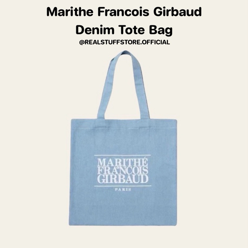 ♞,♘ของแท้ Marithe Francois Girbaud Denim Tote Bag พร้อมส่ง