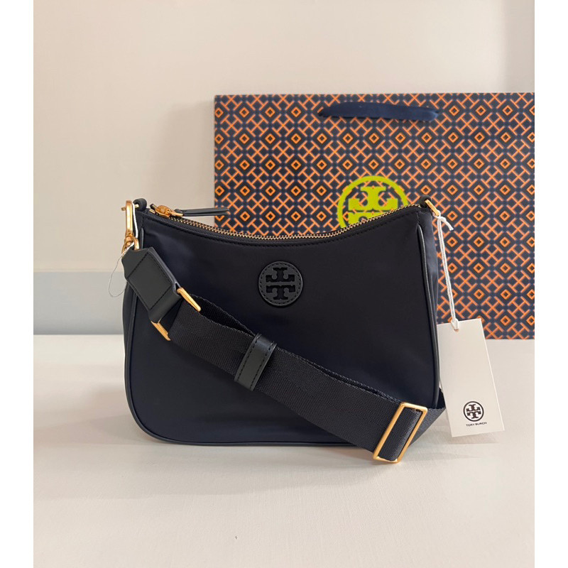 ♞,♘,♙พร้อมส่ง[สด-ผ่อน]Tory Burch nylon web convertible crossbody 88370