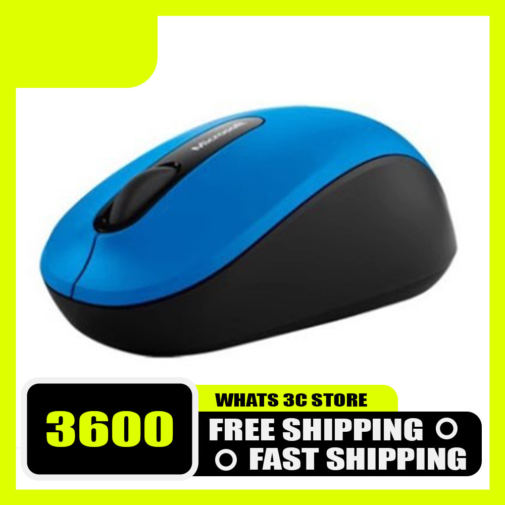 Microsoft 3600 Portable Mouse Bluetooth Wireless Ergonomics Mouse Gamer Office Mice Accessory for Co