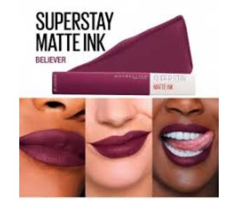 New Maybelline เมย์เบลลีน York SuperStay Matte Ink Lipstick# 40 Believer ( สินค้าน
