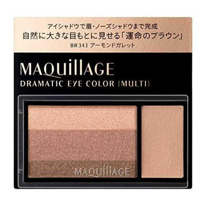 Dramatic Color MaQuillage (Multi) Eye Shadow Unscented BR343 Almond Galette Body 2.5g