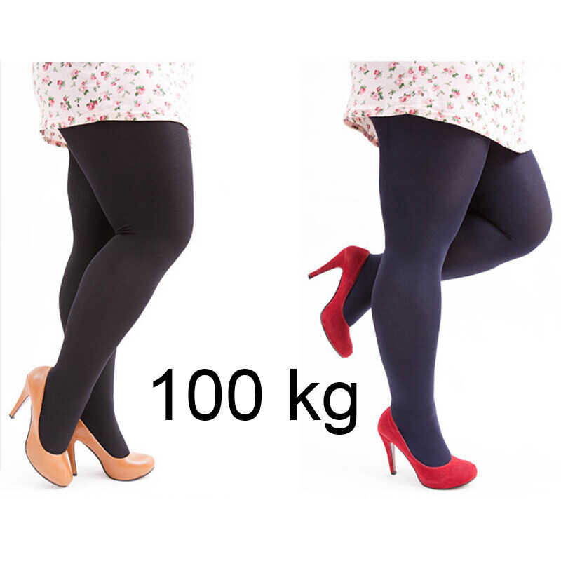 【Cw】 W58ขนาดพิเศษ100กก.ถุงน่องกำมะหยี่ยืดถุงน่อง Nylons สี