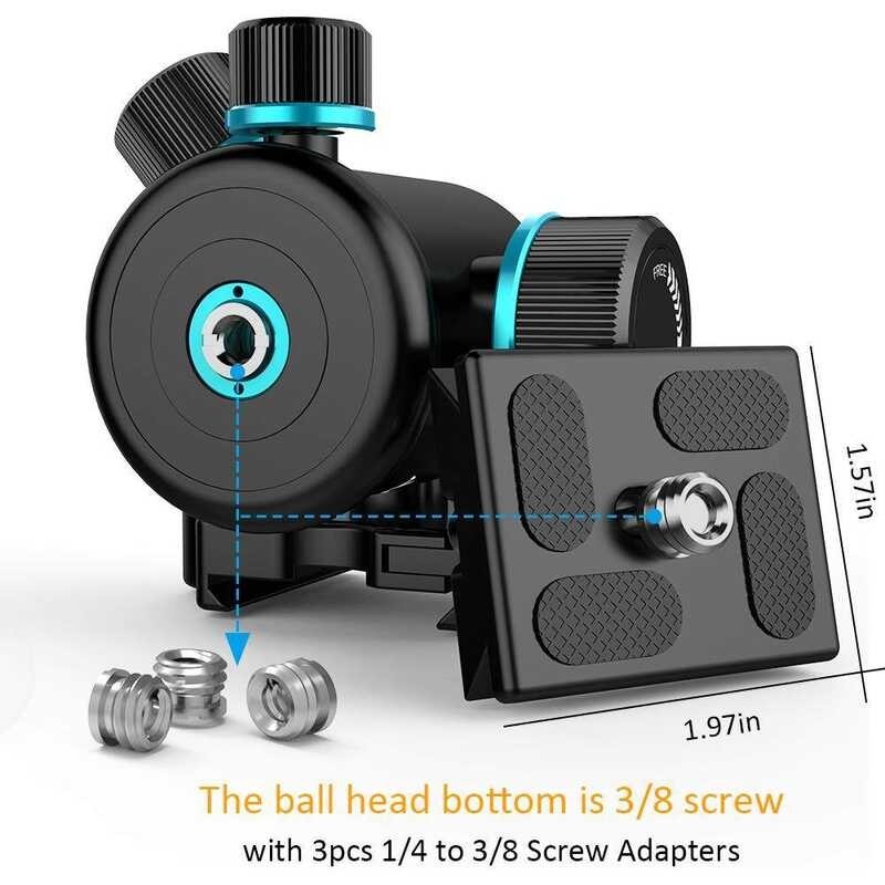 Andoer vieline TB81X ลูกบอลขาตั้งกล้อง360องศา Panoramic Ballhead สำหรับ