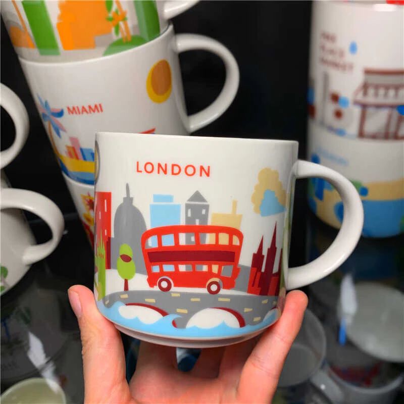 YOU 2017 Starbuck ARE HERE City Ceramic Mug Coffee Cup christmas tumbler starbuck reserve thumbnail 9
