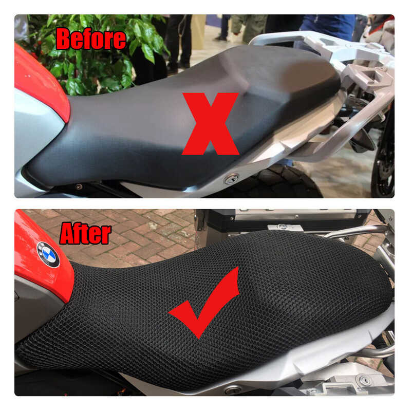 ❤ For F900r F900xr Rear Seat Cowl Cover 3D Mesh Net Waterproof Sunproof Protector Motorcycle A