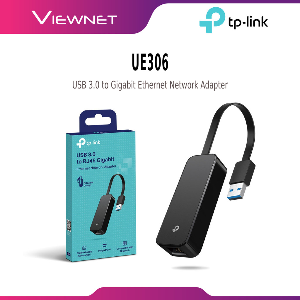 TP-LINK UE306 / TL-UE200 / UE330 / UE300C / UC400 / UE302C USB3.0 OTG CONVERTER TO GIGABIT ETHERNET 