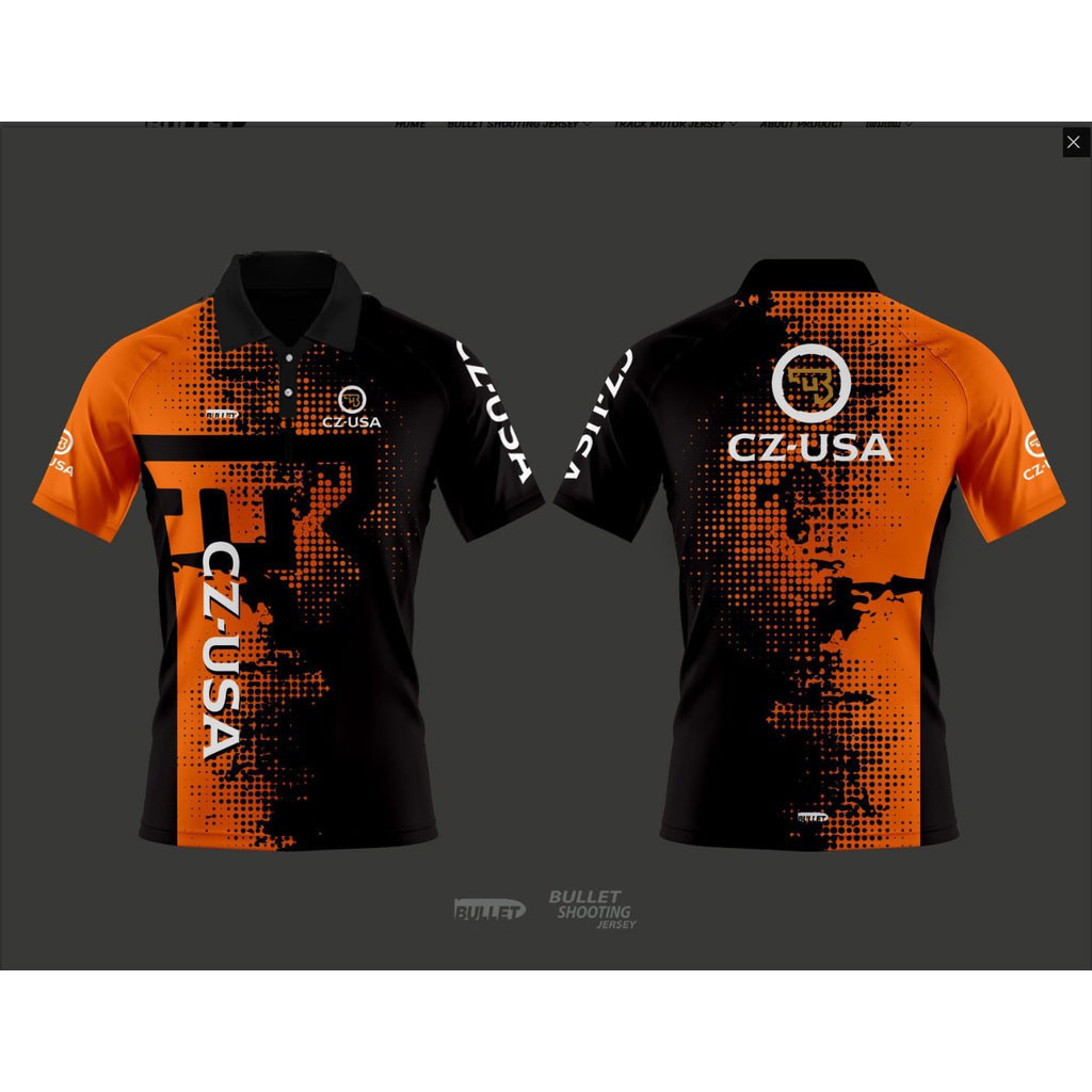 2025 Tactical Player Design - CZ-USA 3D New Customized Name เสื้อโปโล