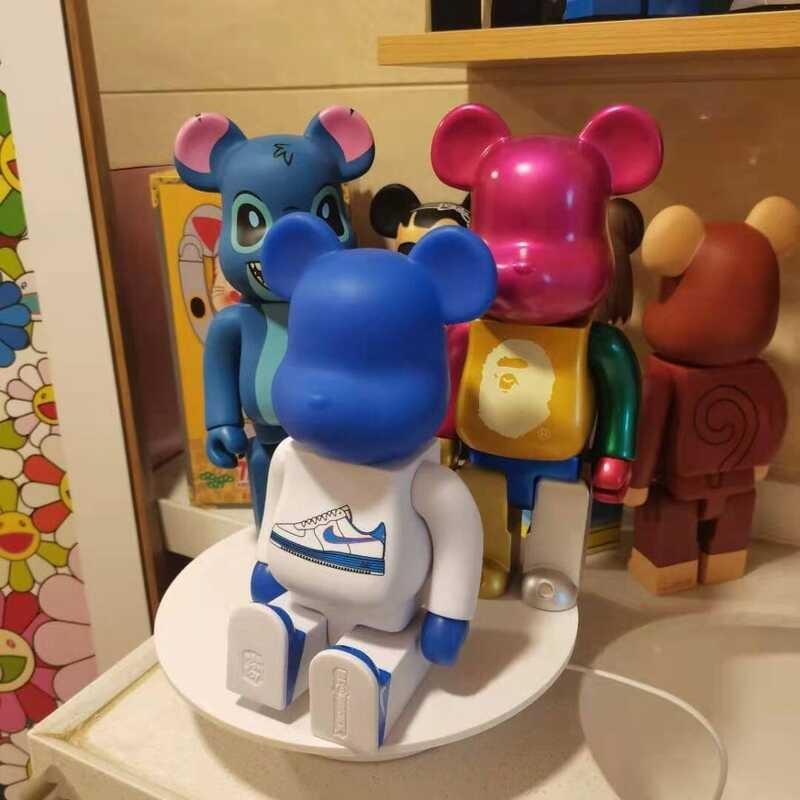 400% Bearbrick Qianqiu Violent Bear Lucky Cat Building Block Bear Decoration Tide Play
