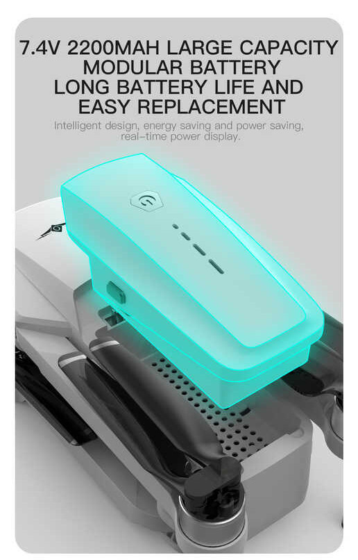 ♎ ต้นฉบับ 7.4V 2200Mah สำหรับ Kf102 GPS อะไหล่ RC Quadrocopter FPV Camera Dron