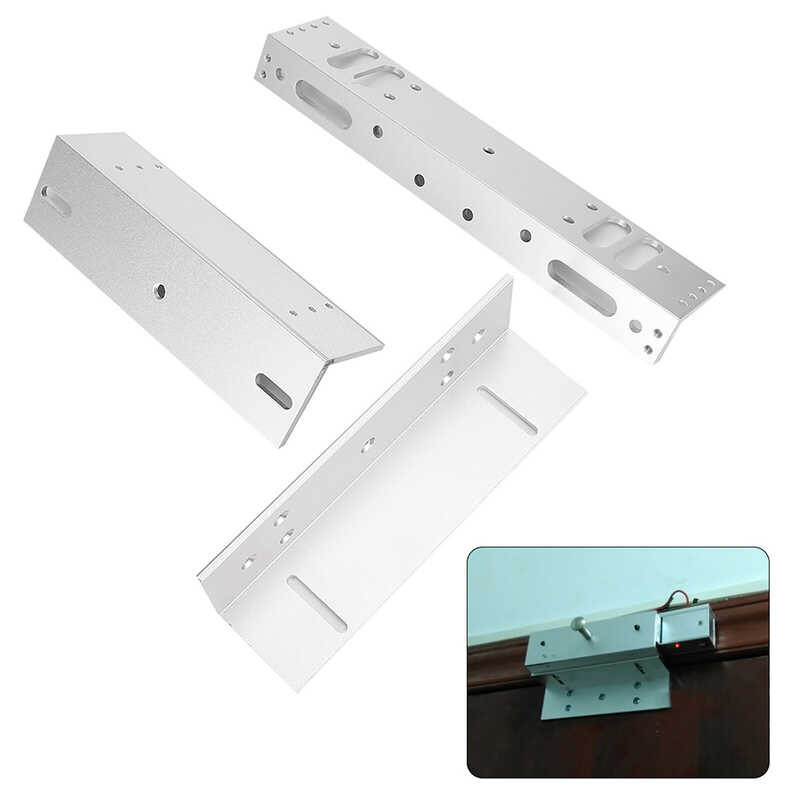 Door LZ Mounting Mounting Bracket Clamp Aluminum Alloy Material Lock Mounting Bracket Wooden Doors