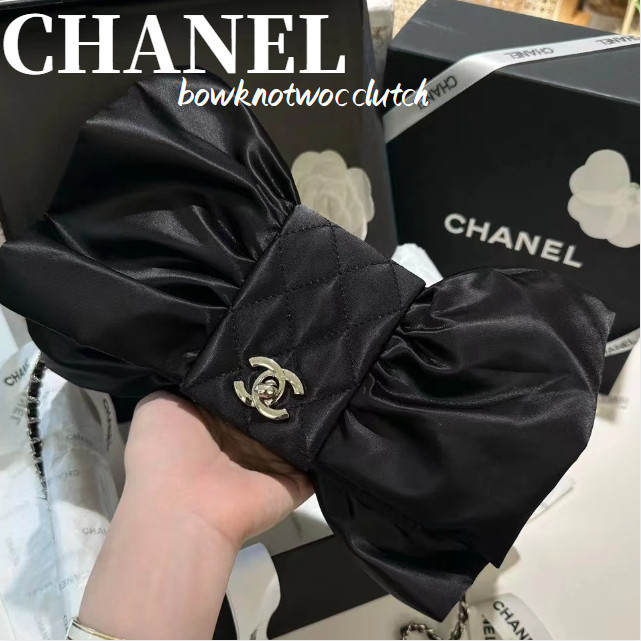 ♞,♘,♙Chanel CLUTCH BAG/Chanel bow new bag