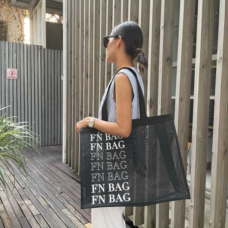 ❤ FN Nylon Cloudy Lite กระเป๋าตาข่ายไนล่อน : กระเป๋าสะพาย Shopping