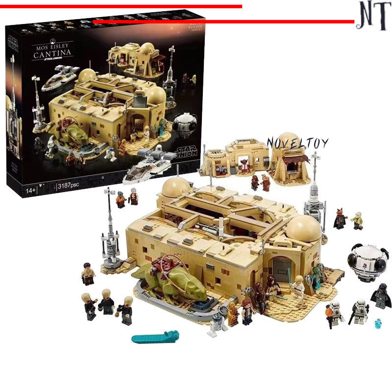 Star Wars Mos Eisley Cantina 75290 ไอเดียบล ็ อกตัวต ่ อปริศนาประกอบผู ้ ใหญ ่ เด ็ กผู ้ หญิงของเล