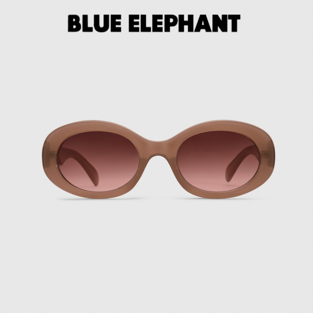 [BLUE Elephant] ใหม่ แว่นตาโกโก้ | แว่นตากันแดด กรอบย้อนยุค สไตล์เกาหลี ของแท้ 100% | แว่นตากันแดด