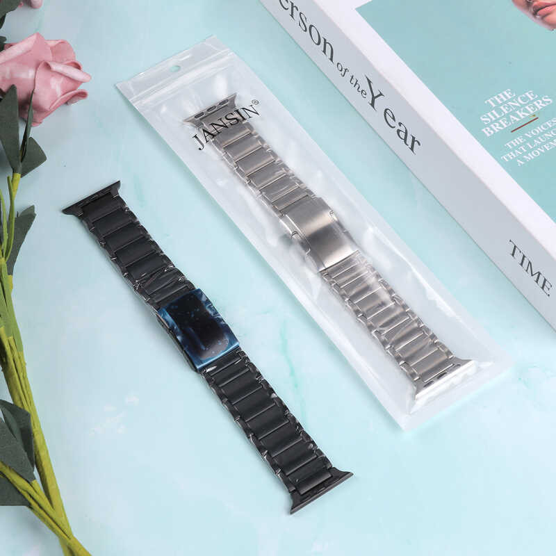 Strap สำหรั Titanium บนาฬิกา Apple Watch Ultra 49mm 41มม. 45มม. สาย นาฬิกา